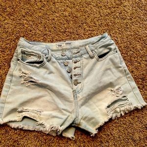 High waisted shorts